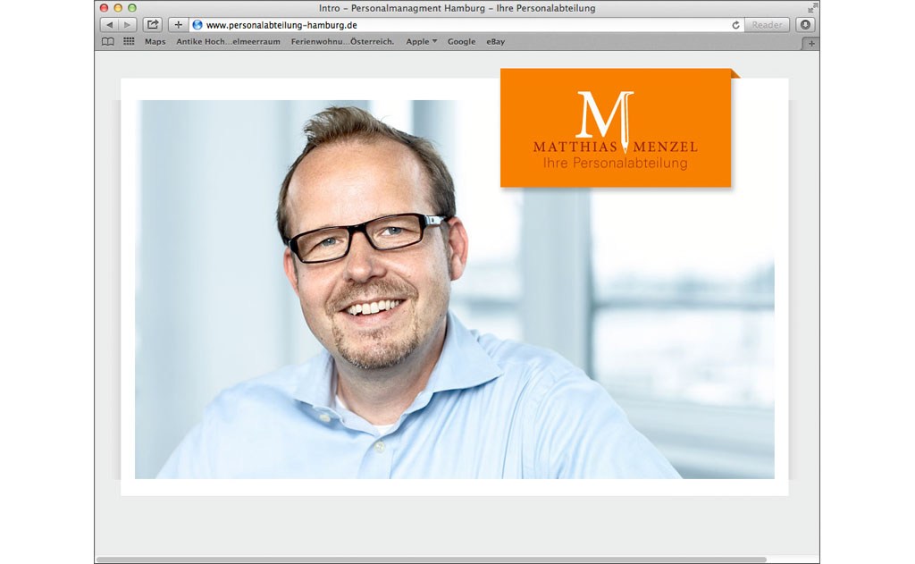 Matthias Menzel Webseite 1